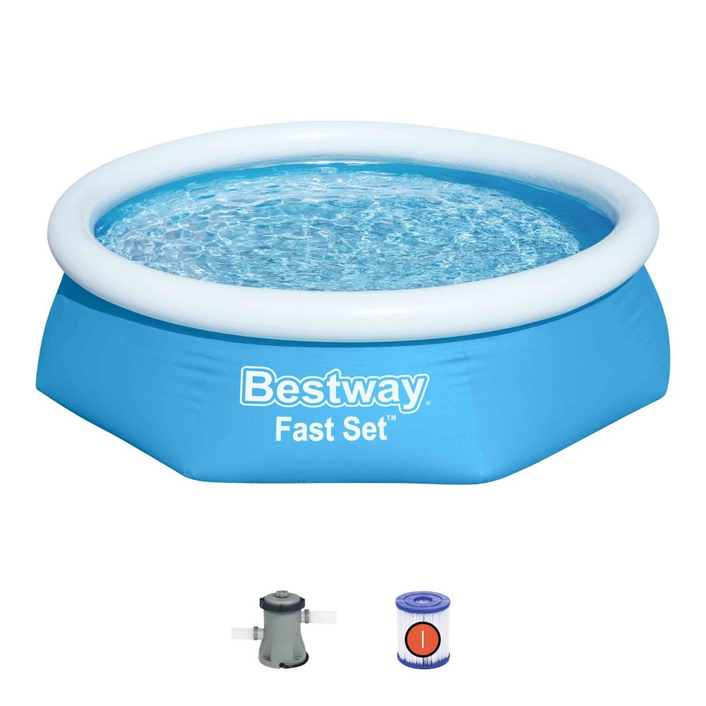 Бассейн 244х61 см (фильтр-насос в комплекте) Bestway
